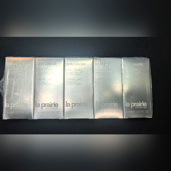 Pack of 5 Authentic La Prairie Skin Caviar Luxe Cream Travel Size 0.17oz 5ml - Picture 6 of 9